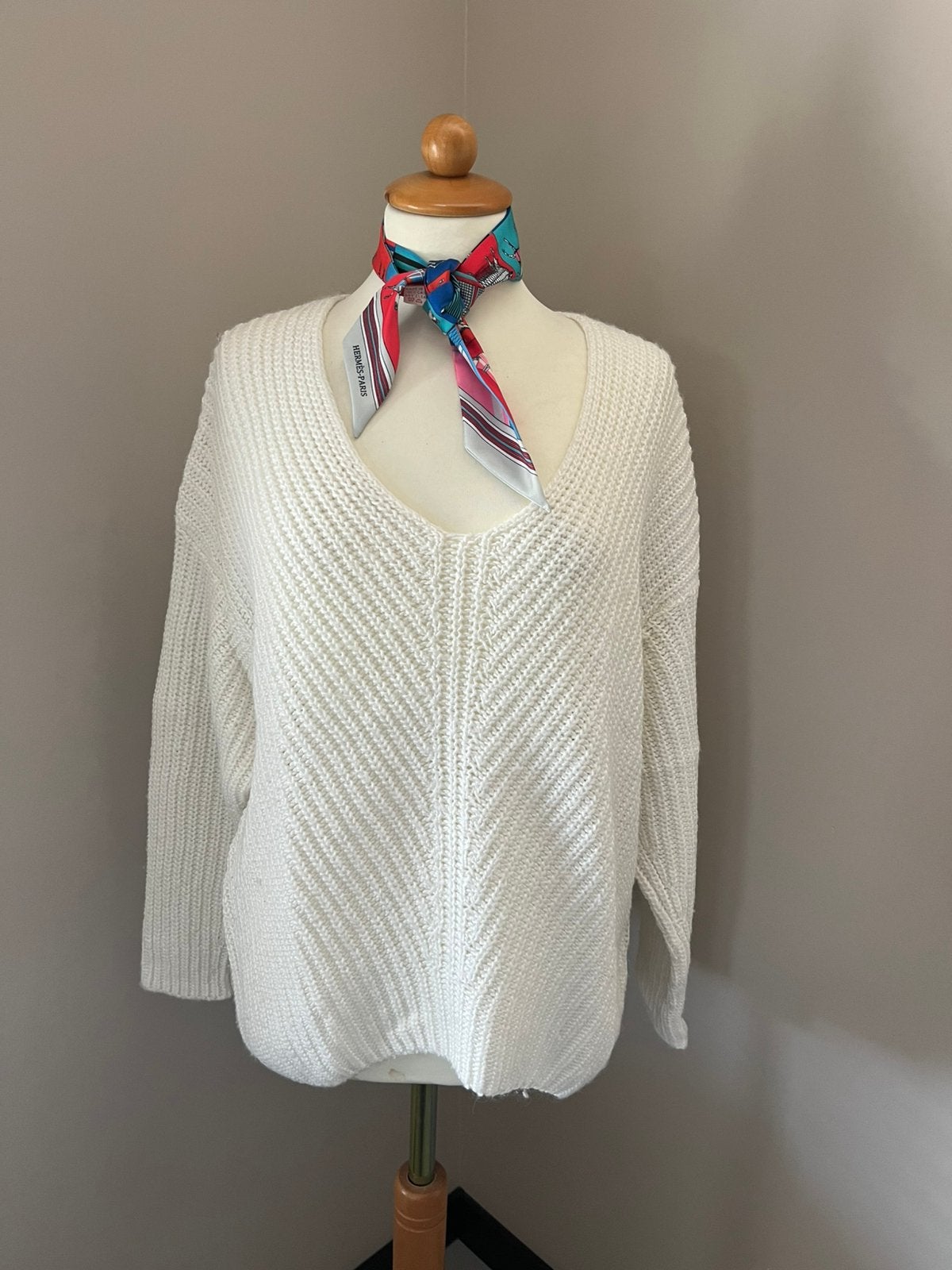 Alix the label gebreide trui wit S, Ophalen of Verzenden, Zo goed als nieuw, Maat 36 (S), Wit