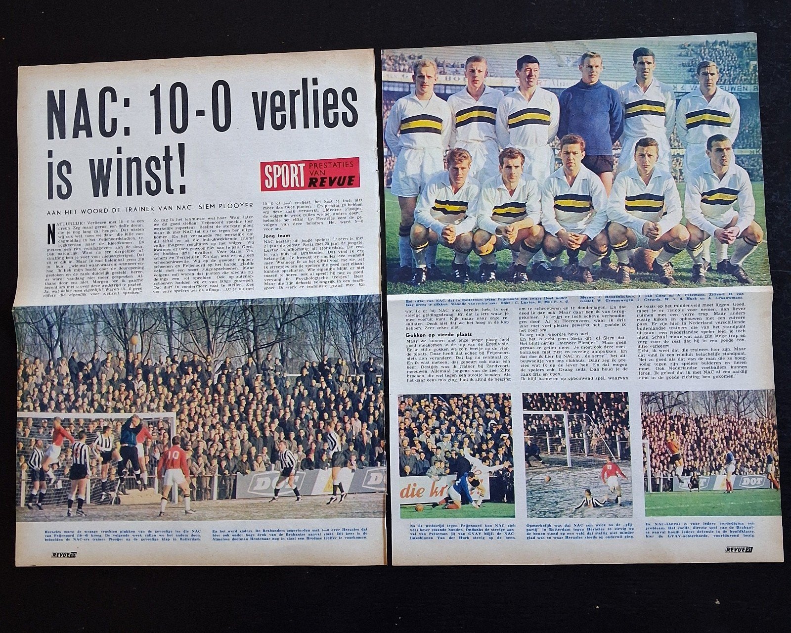 Artikel NAC Breda maart 1964., Ophalen of Verzenden, Gebruikt, NAC Breda, Overige typen