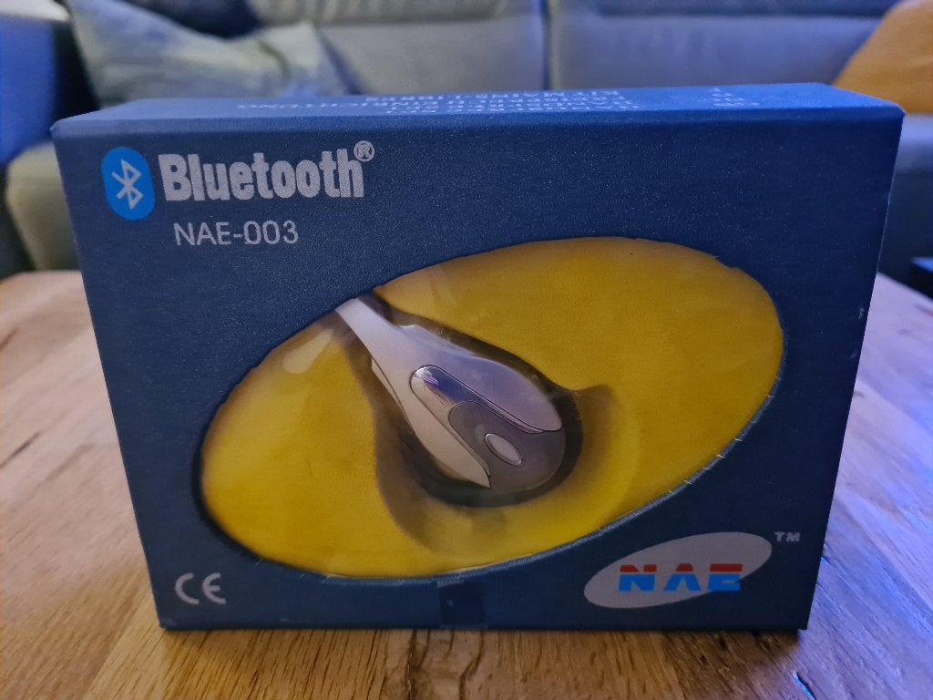 NAE-003 Bluetooth Headset - Nieuw in doos, Computers en Software, In-ear, Ophalen of Verzenden, Draadloos, Mute-functie