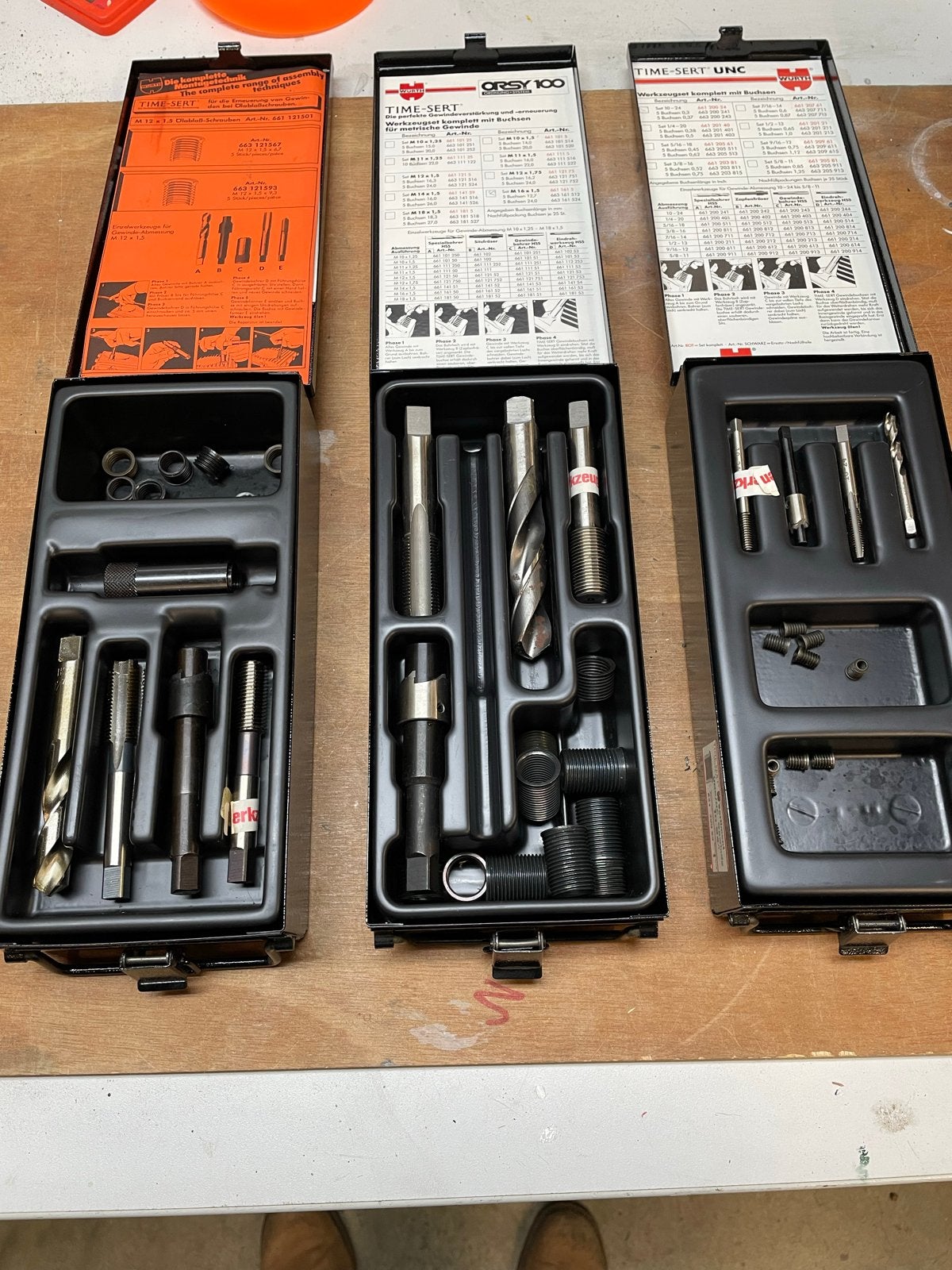 Wurth Time-Sert draadreparatieset (3 stuks), Ophalen of Verzenden, Gebruikt, Overige typen, Overige merken