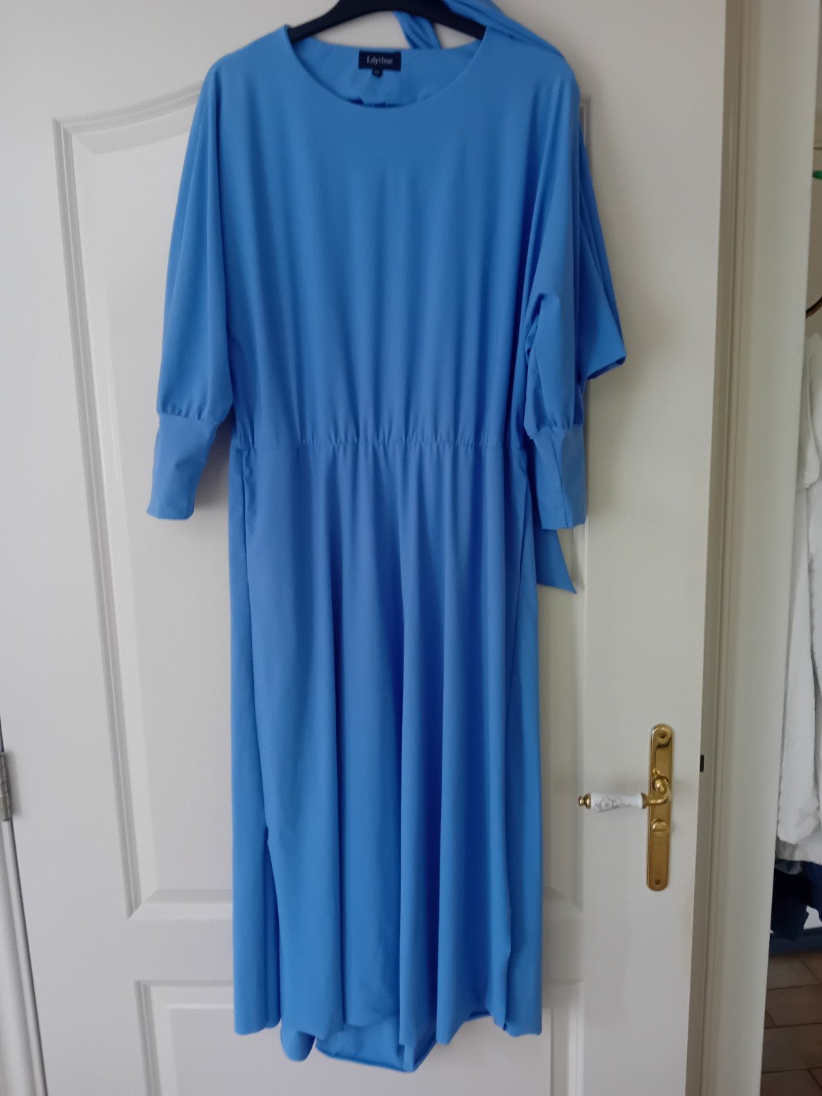 Lilytime jurk maat 40, Blauw, Zo goed als nieuw, Onder de knie, Lilytime