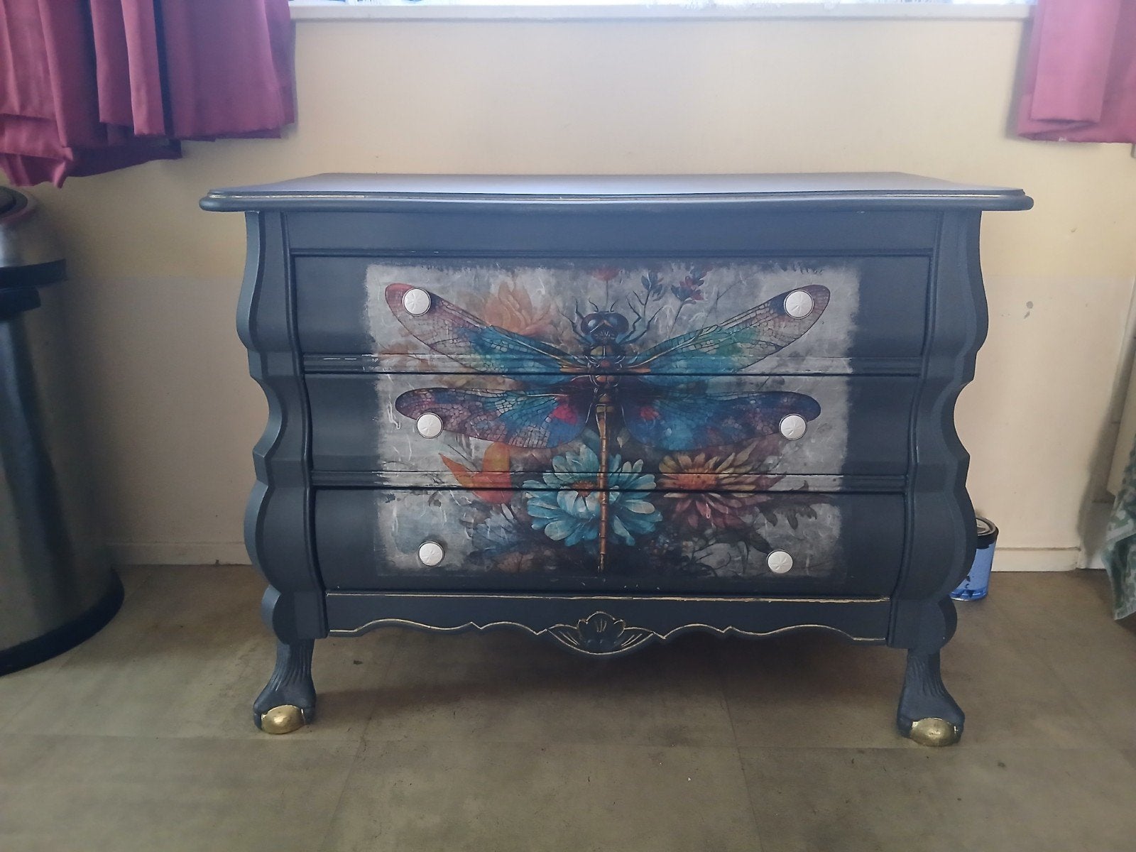 Buikkasje decoupage, Ophalen of Verzenden