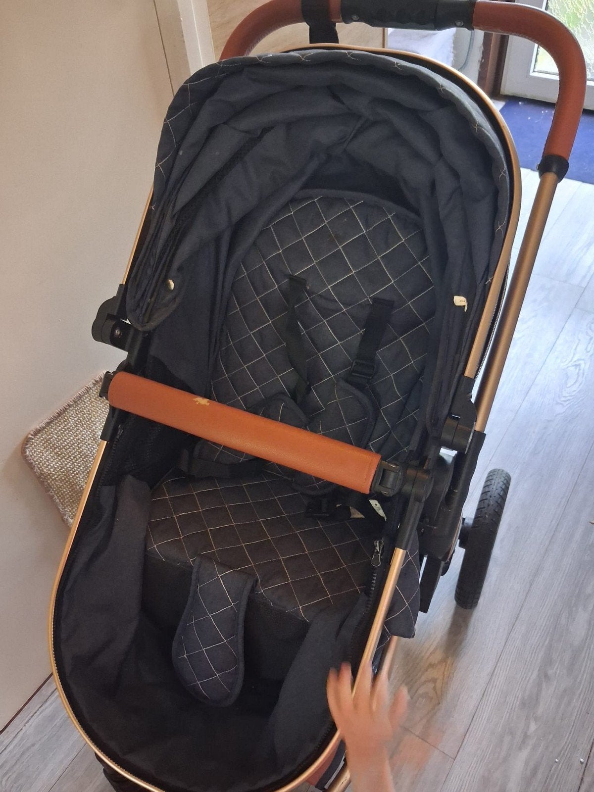Combiwagen met reiswieg en Maxi-Cosi adapter, Kinderen en Baby's, Kinderwagens en Combinaties, Ophalen, Gebruikt, Met reiswieg