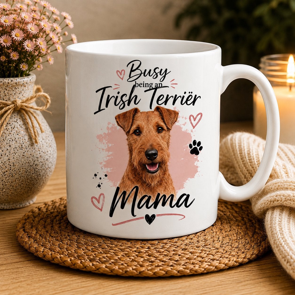 Busy being an Irish Terrier Mama - Mok, Verzenden, Nieuw