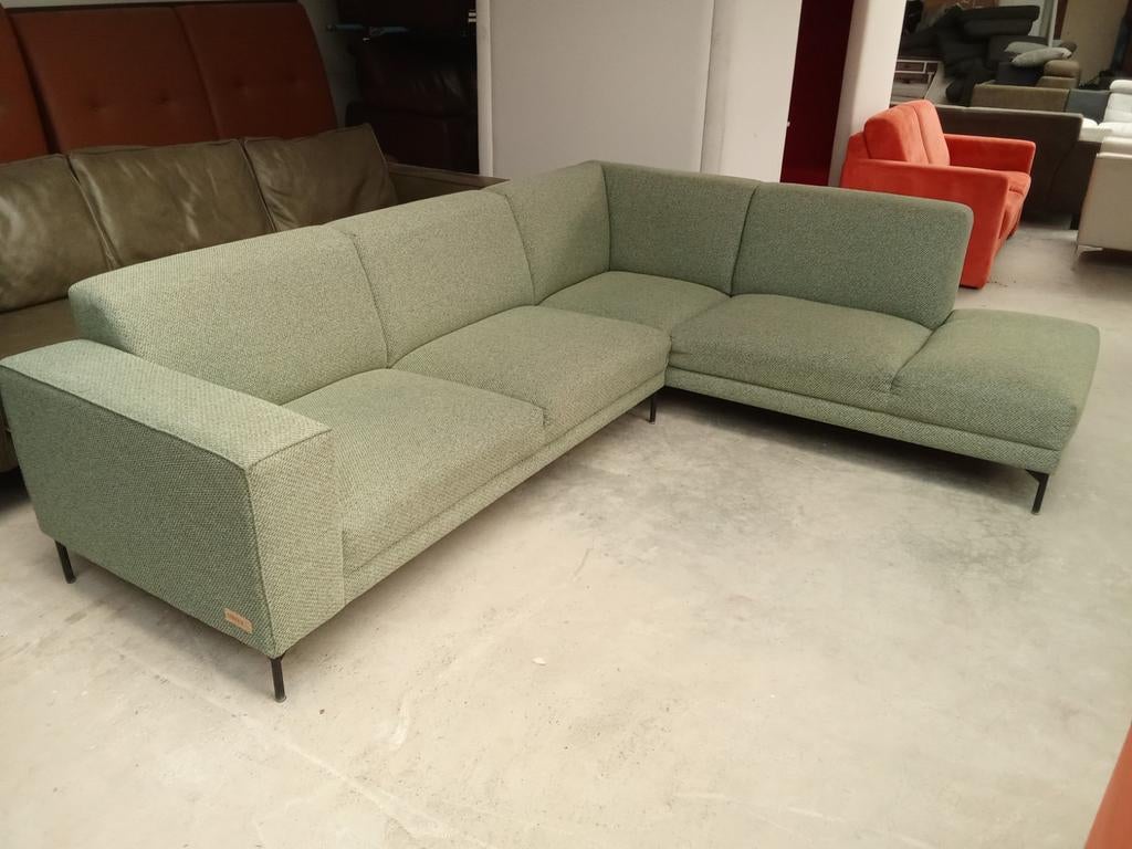 Umix hoekbank 270x220cm groen, ., 125 cm of meer, Ophalen of Verzenden, Zo goed als nieuw