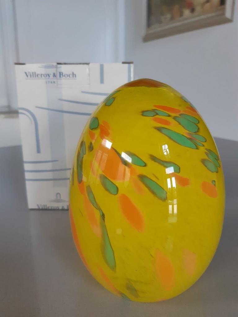 Glazen Paasei Villeroy en Boch Seasonal Spring Nieuw in doos, Ophalen of Verzenden, Nieuw