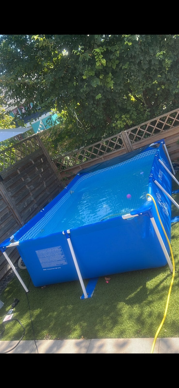 Intex zwembad 300x200 + filter pomp + afdekzeil, Tuin en Terras, Zwembaden, Gebruikt, Ophalen of Verzenden, Opzetzwembad, 200 tot 400 cm