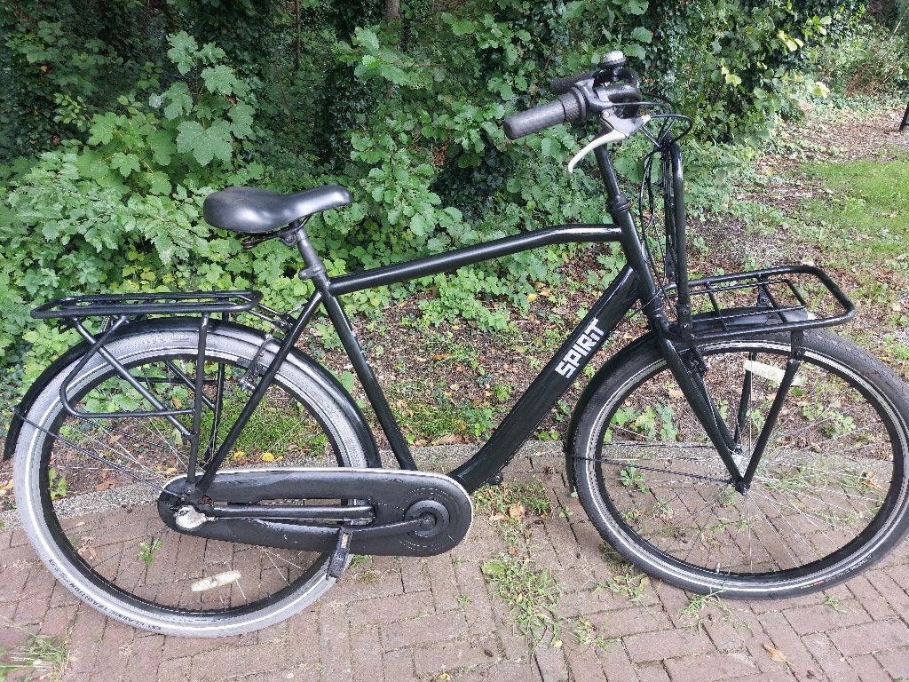 Mooie zwarte Spirit City, Gebruikt, Velgrem, 57 tot 61 cm, Ophalen