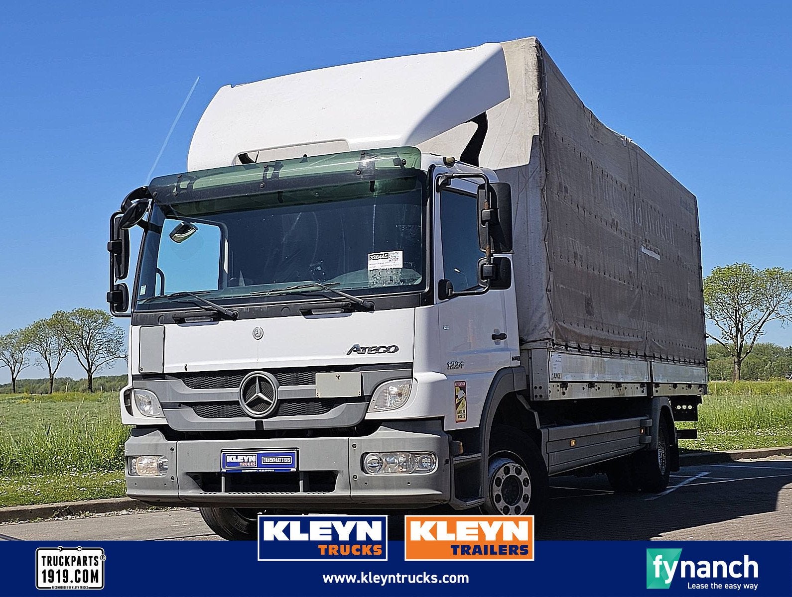 MERCEDES-BENZ ATEGO 1224 manual airco 6 cyl, Euro 5, Stoelverwarming, Wit, Mercedes-Benz