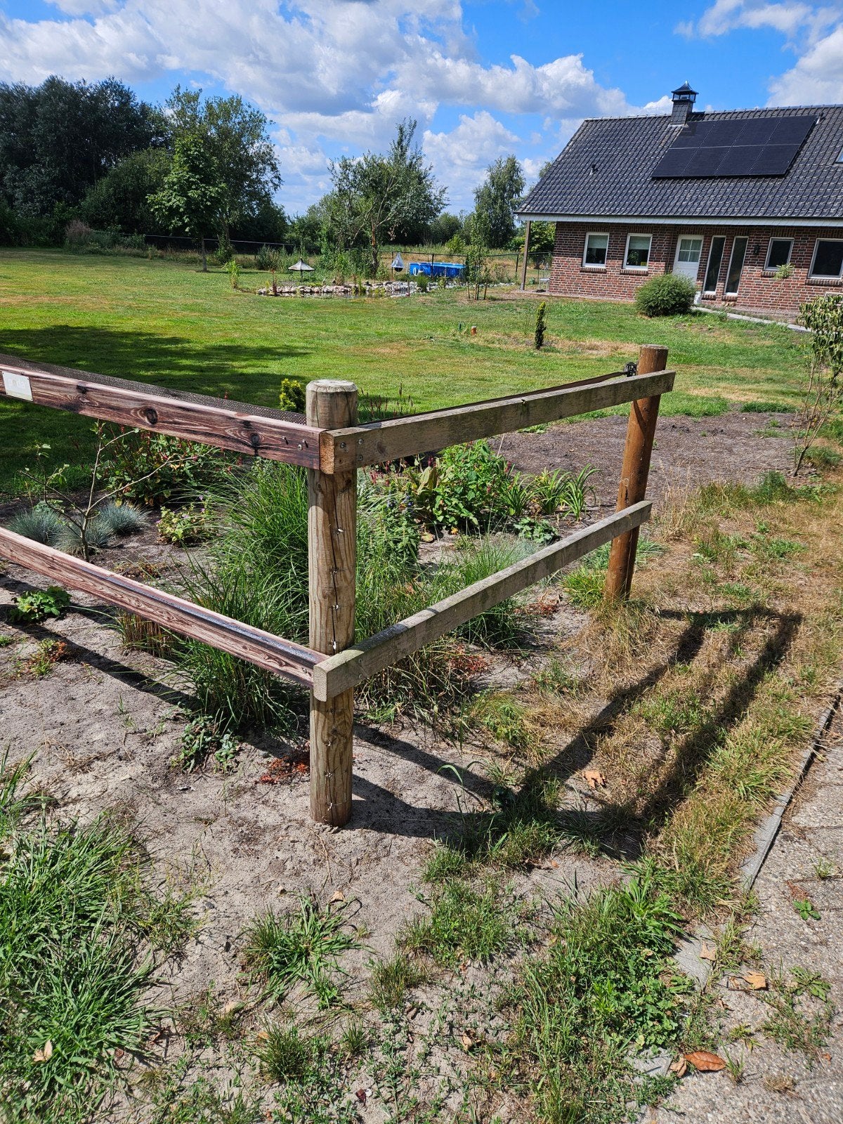 houten hek