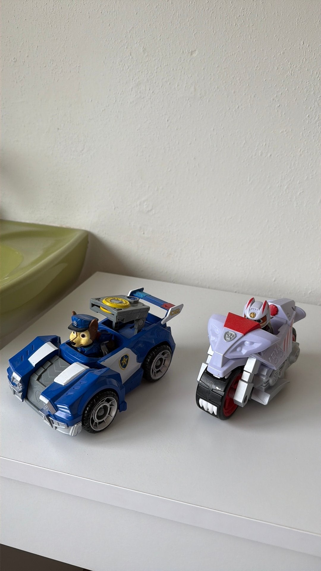 Paw patrol auto en motor, Ophalen, Zo goed als nieuw