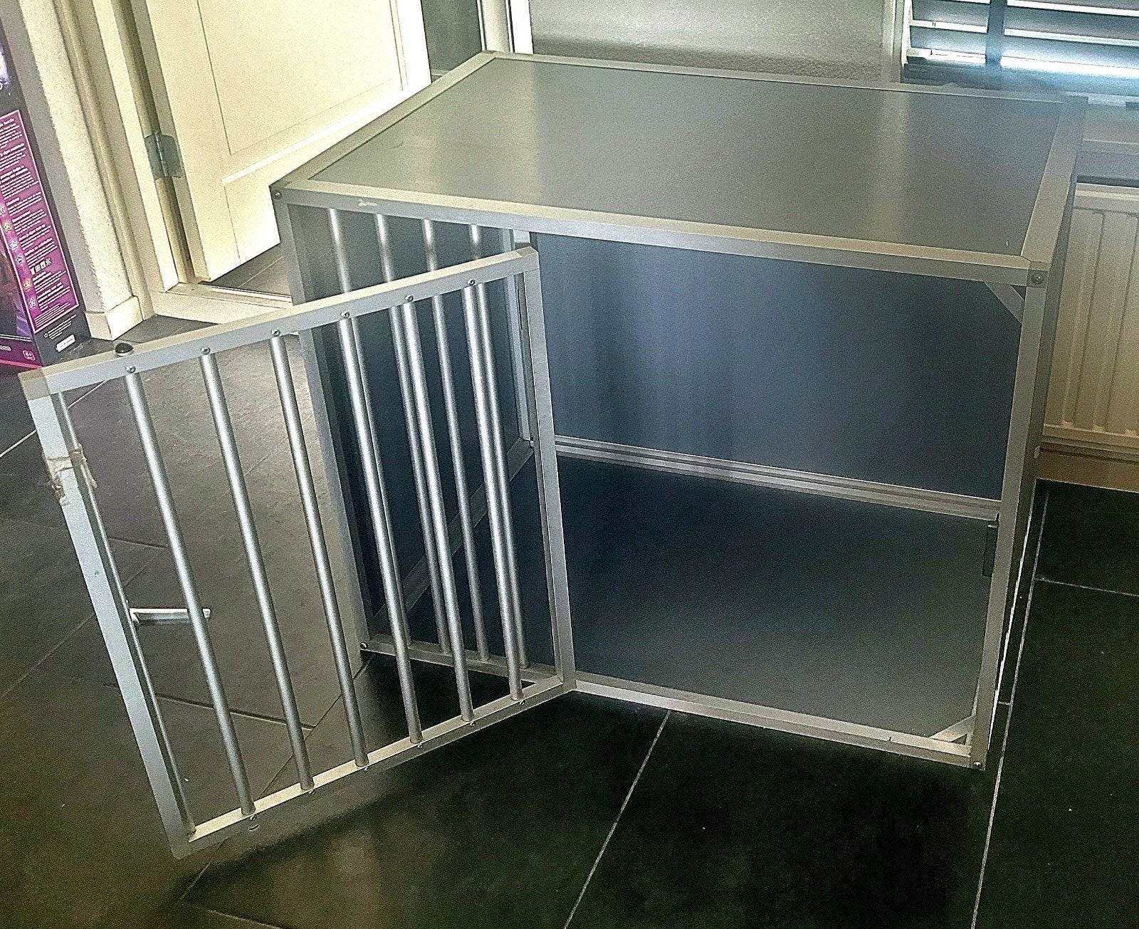 Zware kwaliteit medium hondenbench 91 x 60cm, Ophalen, Zo goed als nieuw