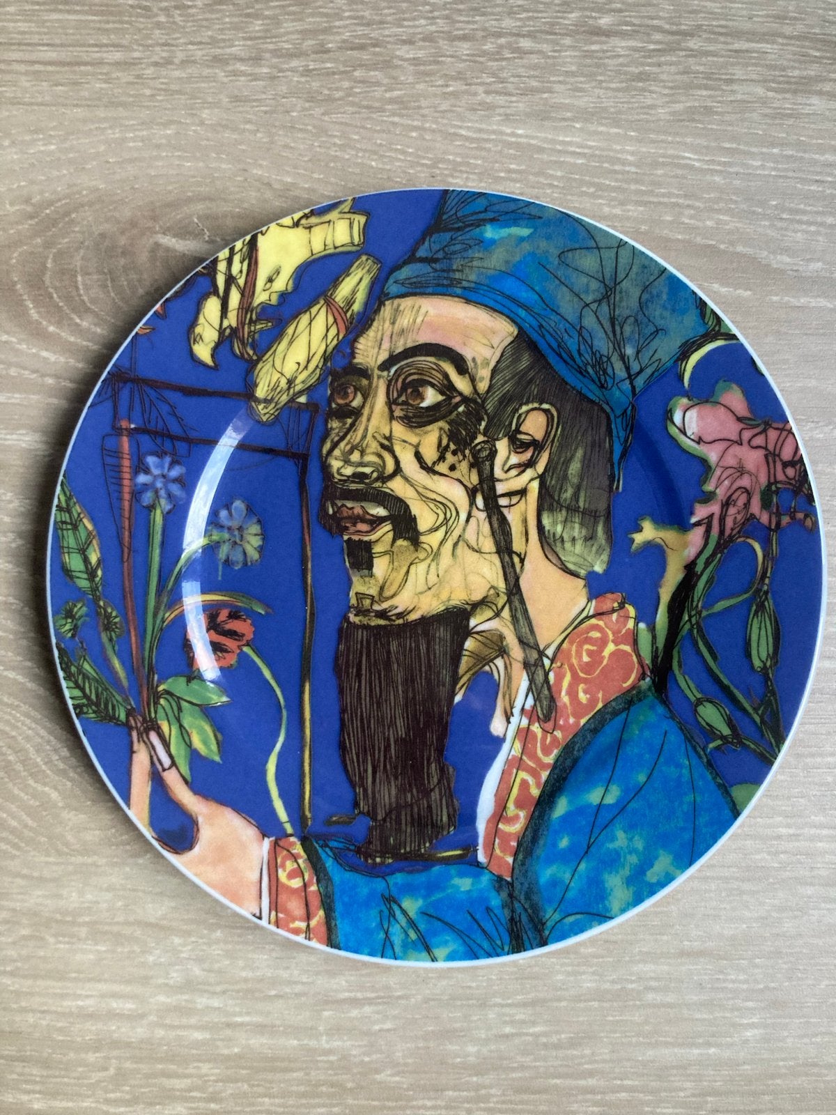 Decoratief bord Heinrich Winterling Piet Schopping 2007, Ophalen