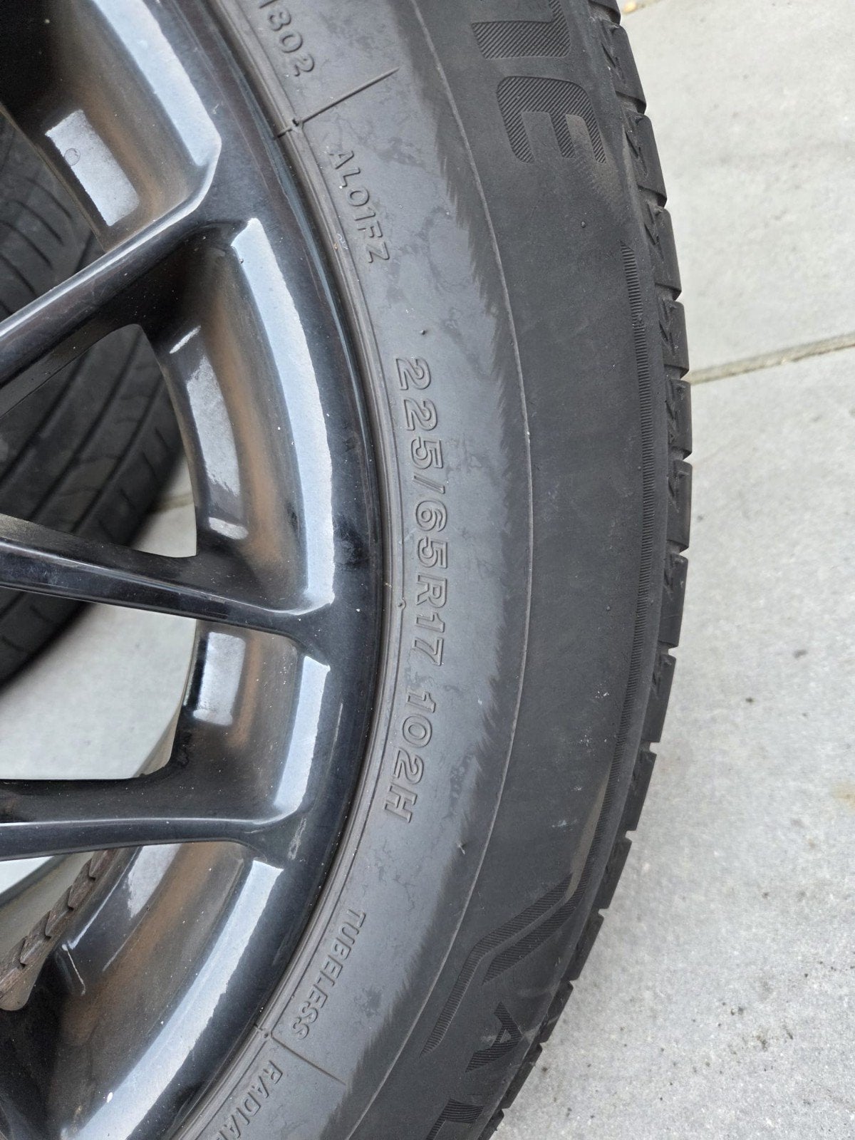 Riva zwarte velgen 17 inch met sensoren voor Toyota RAV4, Ophalen of Verzenden, 17 inch, Zomerbanden, Velg(en)