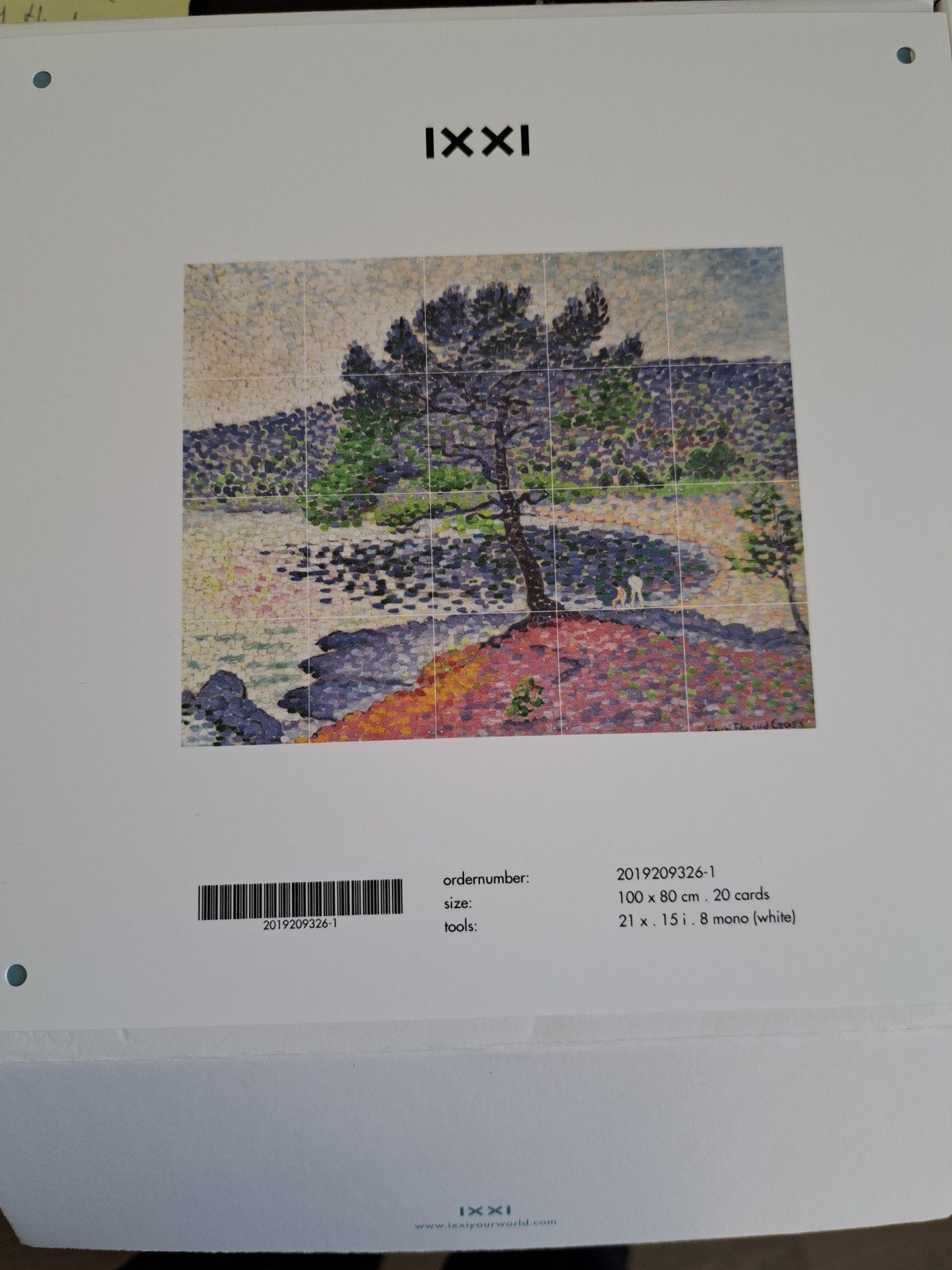 IXXI Kunstwerk 100x80 cm - Egmond Cross Landschap, Ophalen of Verzenden, 75 tot 100 cm, 75 – 100, Print