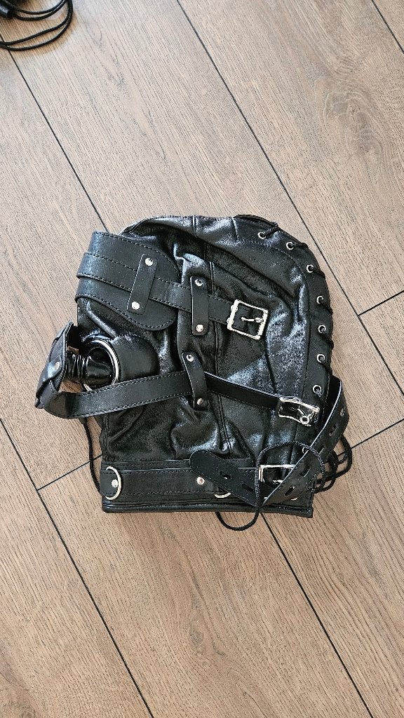 Hoofdmasker zwart XL te koop!, Ophalen of Verzenden, Zo goed als nieuw