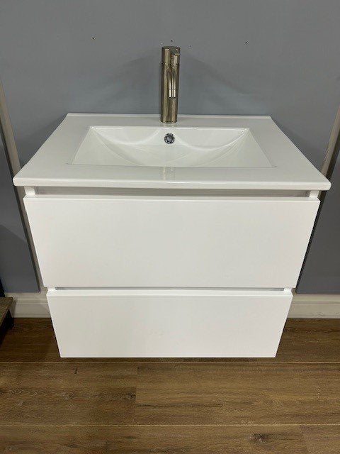 0248. Lavigo badmeubel set 60cm breed hoogglans wit, Ophalen, Nieuw