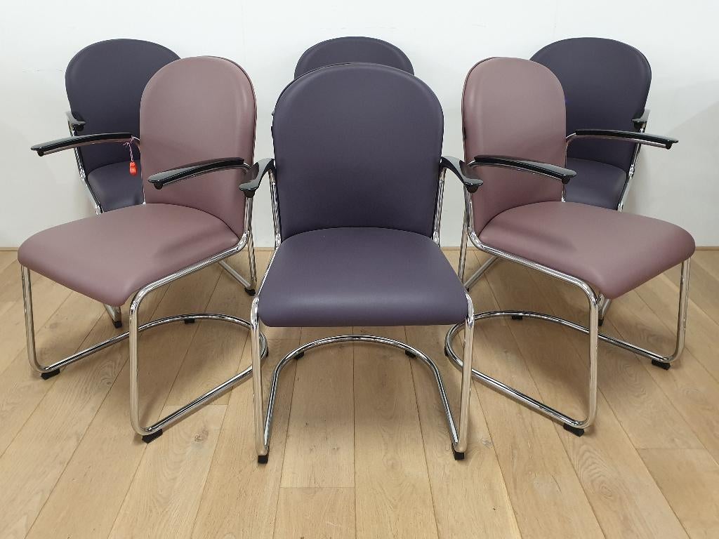 Gispen 413R LAAG model LEER  ( showmodellen ), Ophalen, Bruin, Zo goed als nieuw, Eén