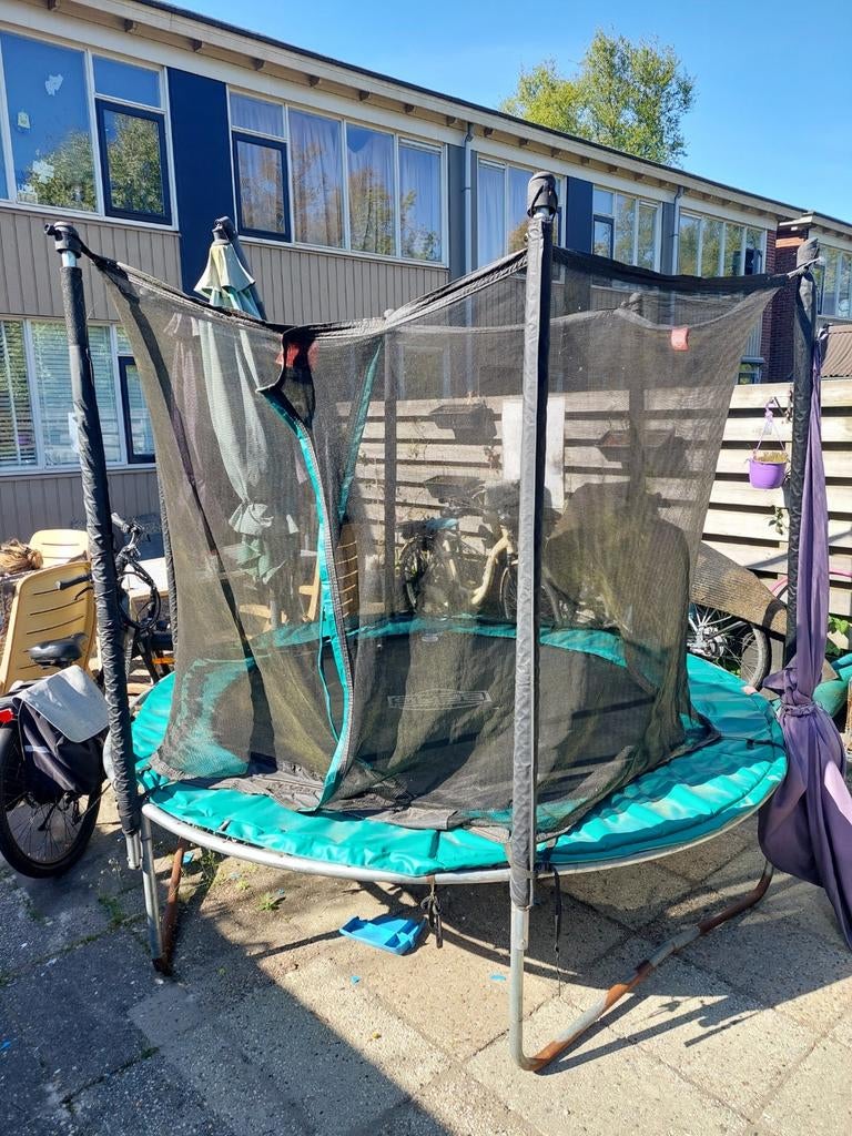 Gebruikte trampoline, Ophalen of Verzenden, Zo goed als nieuw