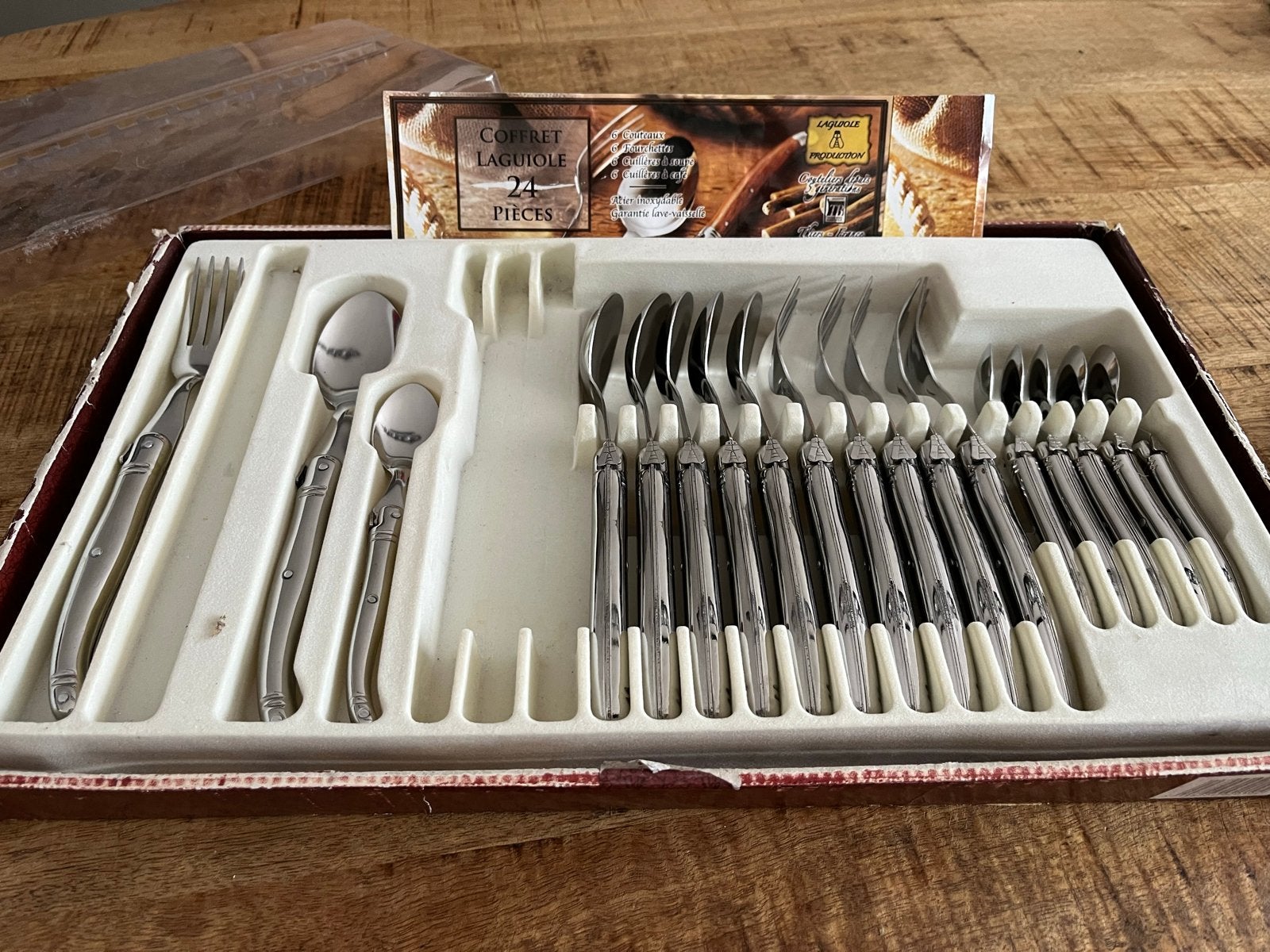 Laguiole Bestekset 18 delig - RVS, Ophalen, Bestekset, Overige typen, Laguiole