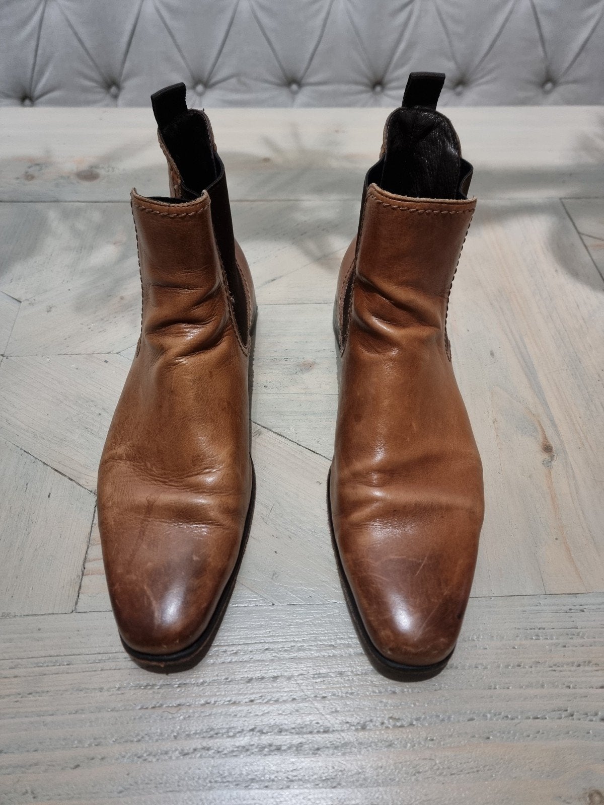 Stijlvolle Heren schoenen - Maat 42, Bruin, Overige typen, Ophalen of Verzenden, Manfiel