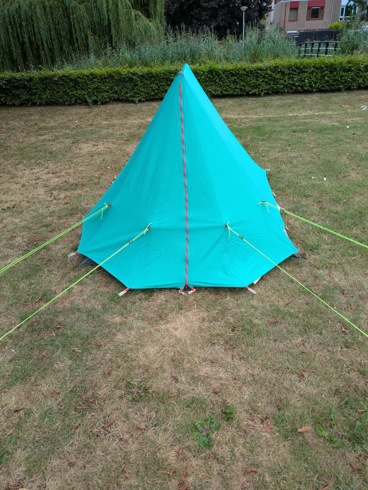 vitrage katoenen tent 2 personen, Ophalen, Gebruikt