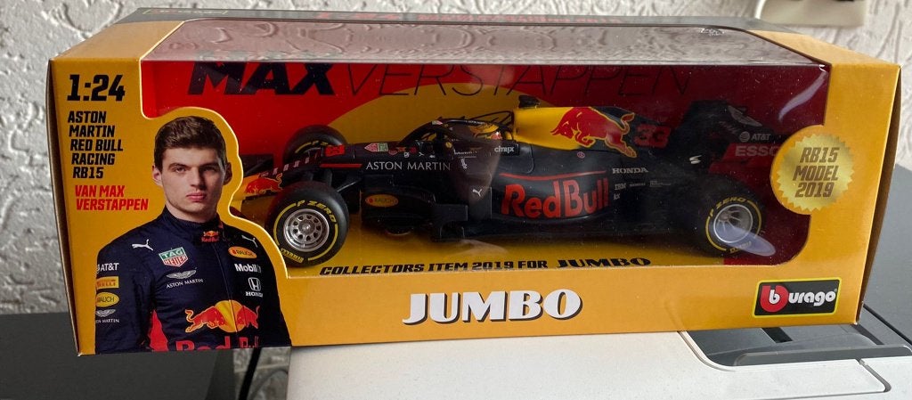 Jumbo Max Verstappen F1 RB15 Auto., Ophalen of Verzenden, Nieuw, Formule 1