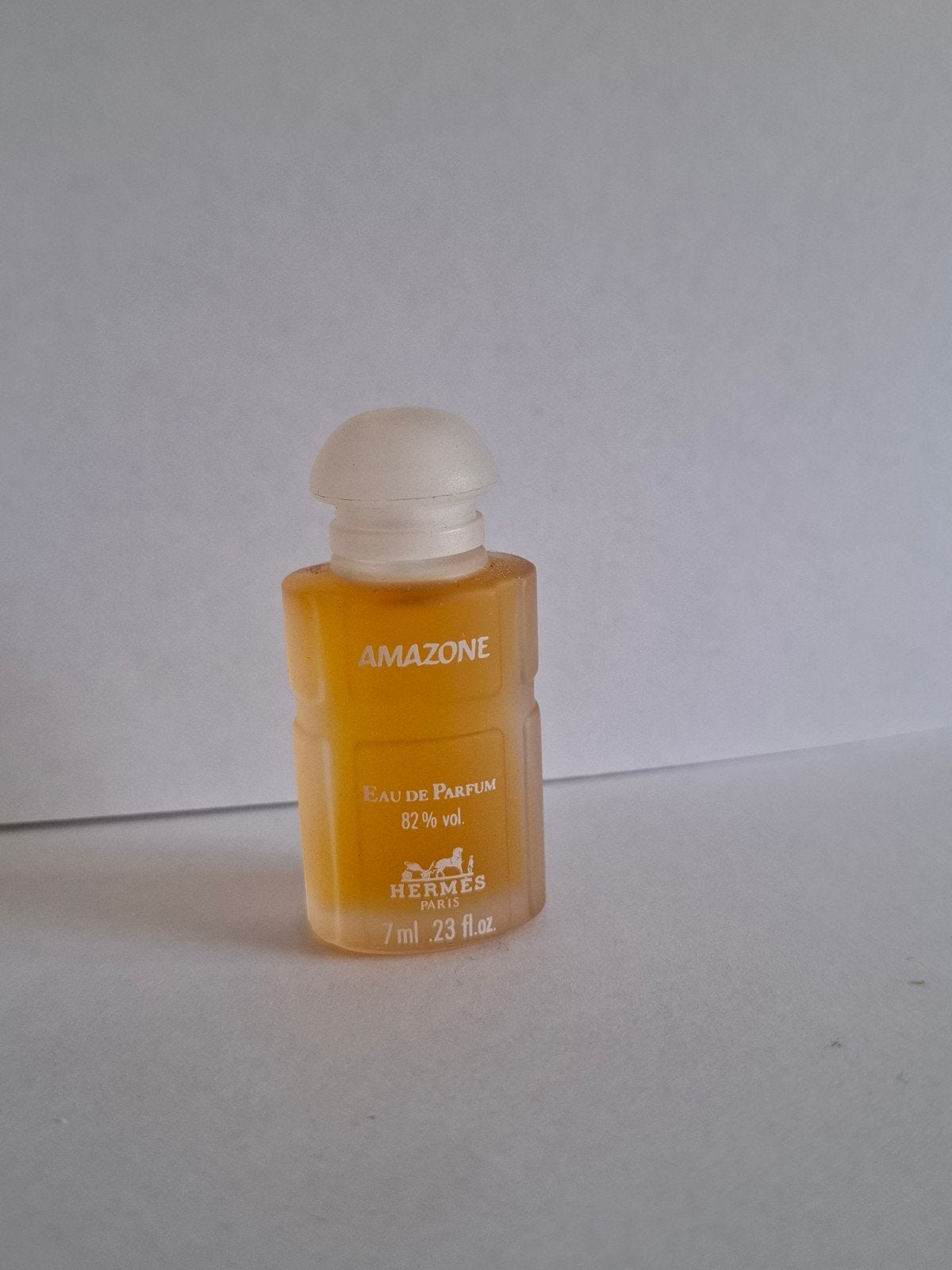 Vintage Hermès Amazone Eau de Parfum Miniatuur – Zeldzaam, Ophalen of Verzenden, Zo goed als nieuw, Miniatuur, Gevuld