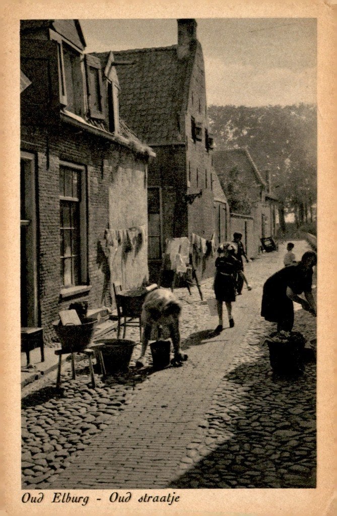 Elburg Oud straatje # 479, Verzenden, 1940 tot 1960, Ongelopen, Gelderland
