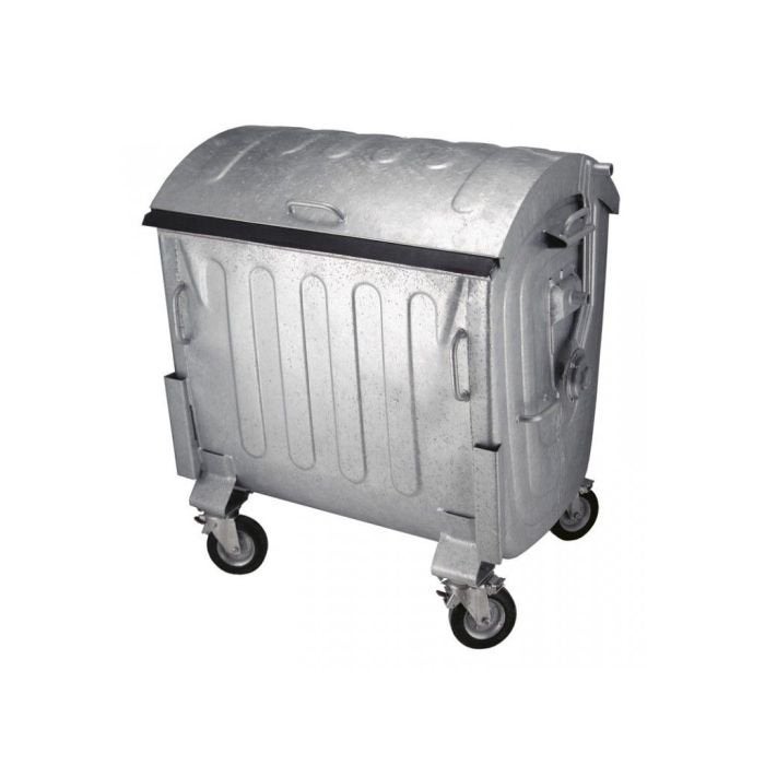 2x rolcontainer 1100 liter verzinkt staal ongebruikt, Zakelijke goederen, Ophalen