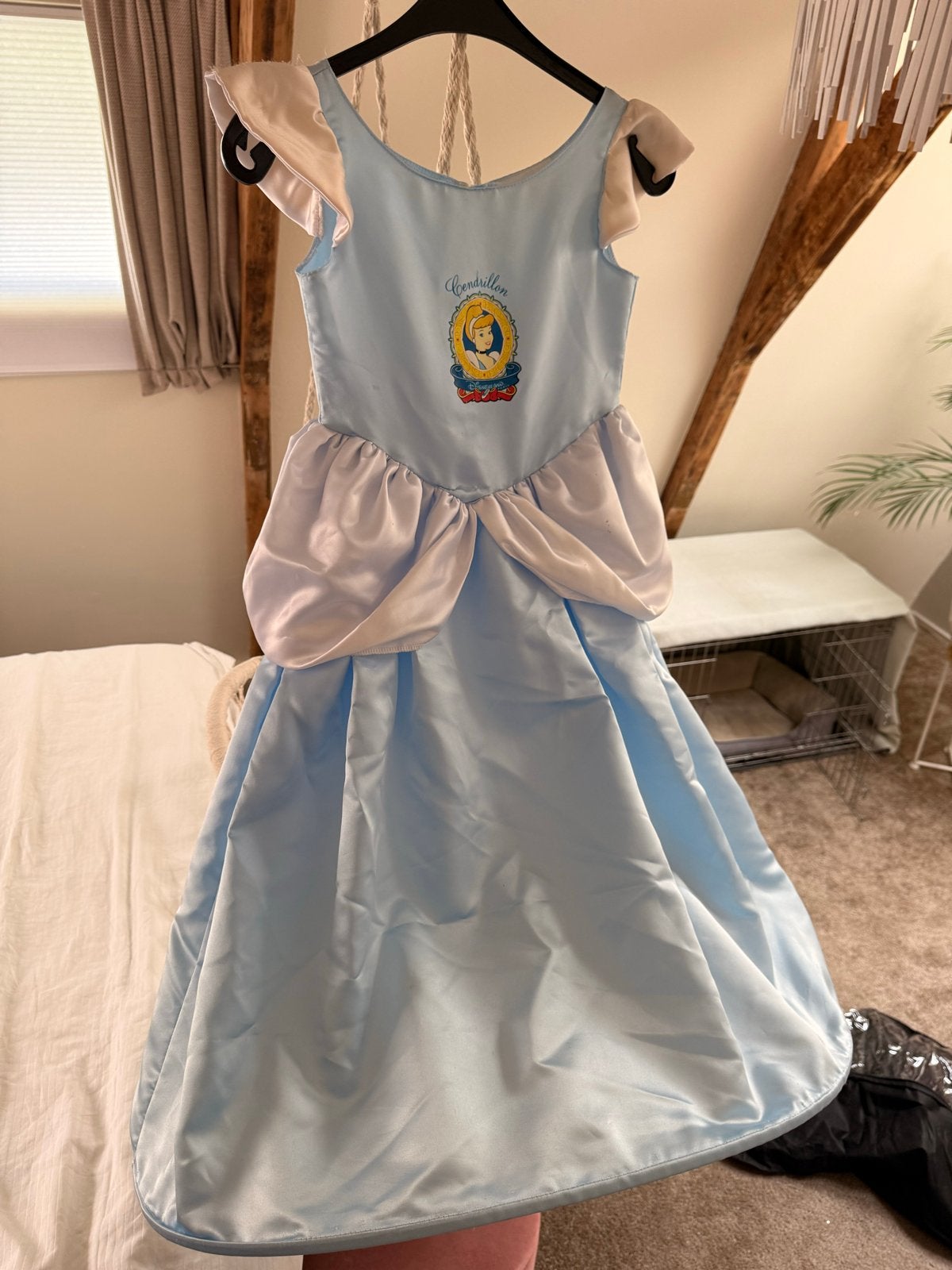 Assepoester jurk Disneyland Parijs - maat 8 jaar, Ophalen of Verzenden, Gebruikt, 122 t/m 128, Meisje