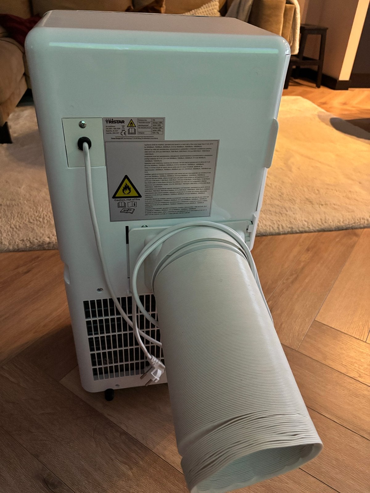 Tristar Mobiele Airco - Koelen, Ventileren, Ontvochtigen, Ophalen, Minder dan 60 m³, Timer, 3 snelheden of meer