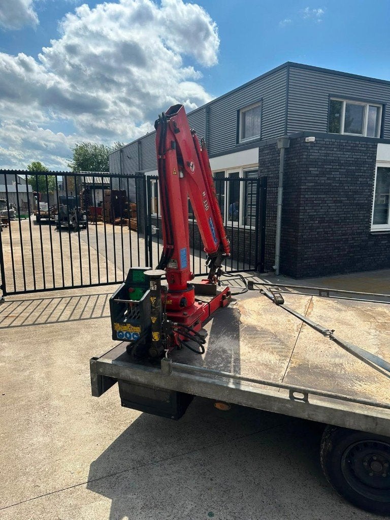 Aanhanger met kraan, Ophalen, Gebruikt