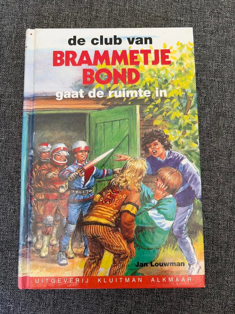 De Club van Brammetje Bond gaat de ruimte in - Jan Louwman, Ophalen of Verzenden, Gelezen, Fictie algemeen