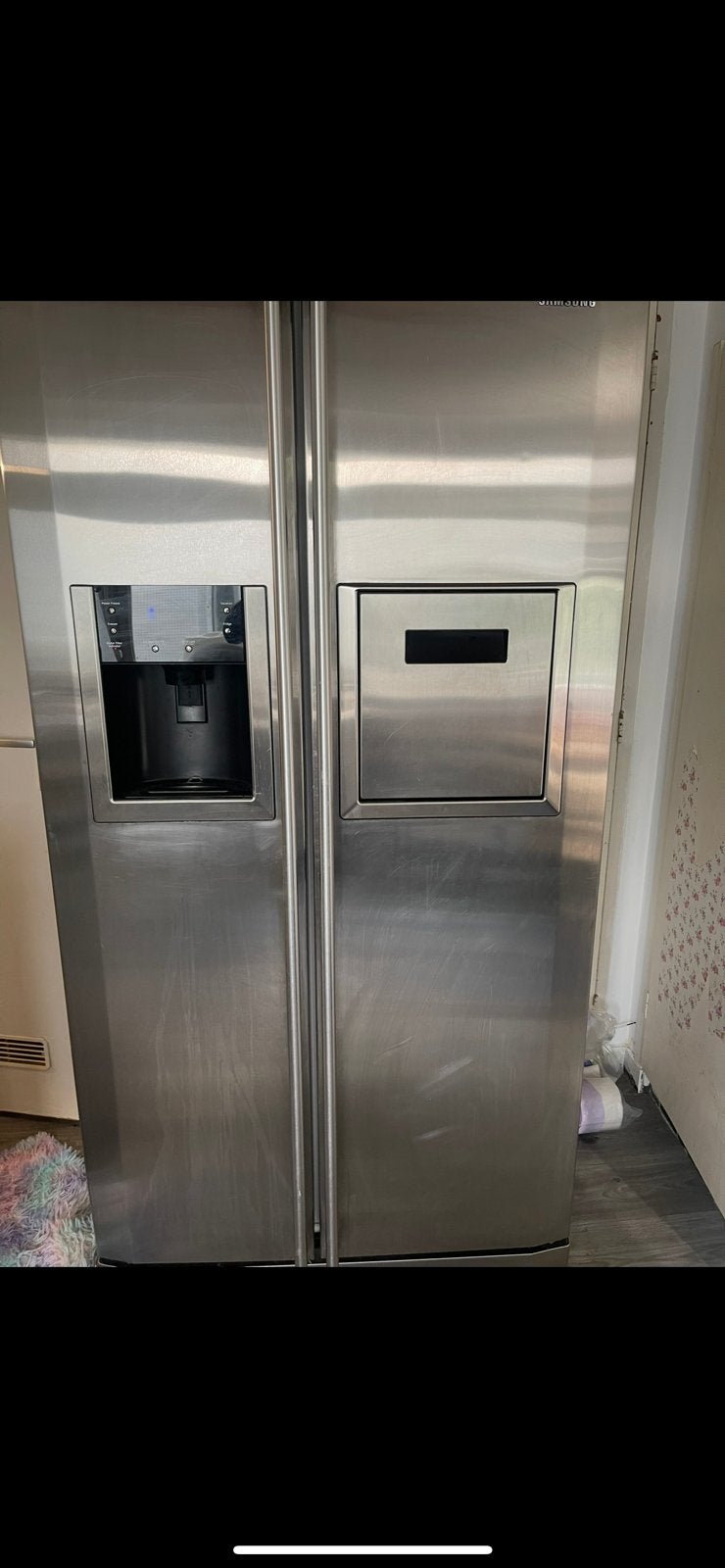 Samsung koelkast Amerikaanse koelkast, Ophalen, 200 liter of meer, 60 cm of meer, Met aparte vriezer