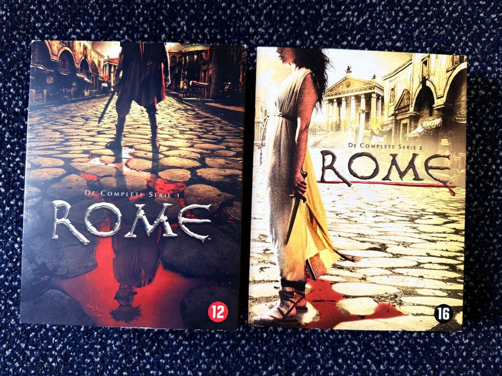 Luxe DVD boxen ‘Rome’ seizoenen 1 en 2, Cd's en Dvd's, Dvd's | Tv en Series, Alle leeftijden, Nederlands, Drama, Zo goed als nieuw