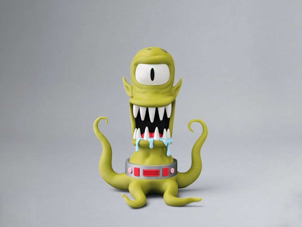 Kang & Kodos Figuur 27 cm | 3D Geprint, Ophalen of Verzenden, Nieuw, Fantasy