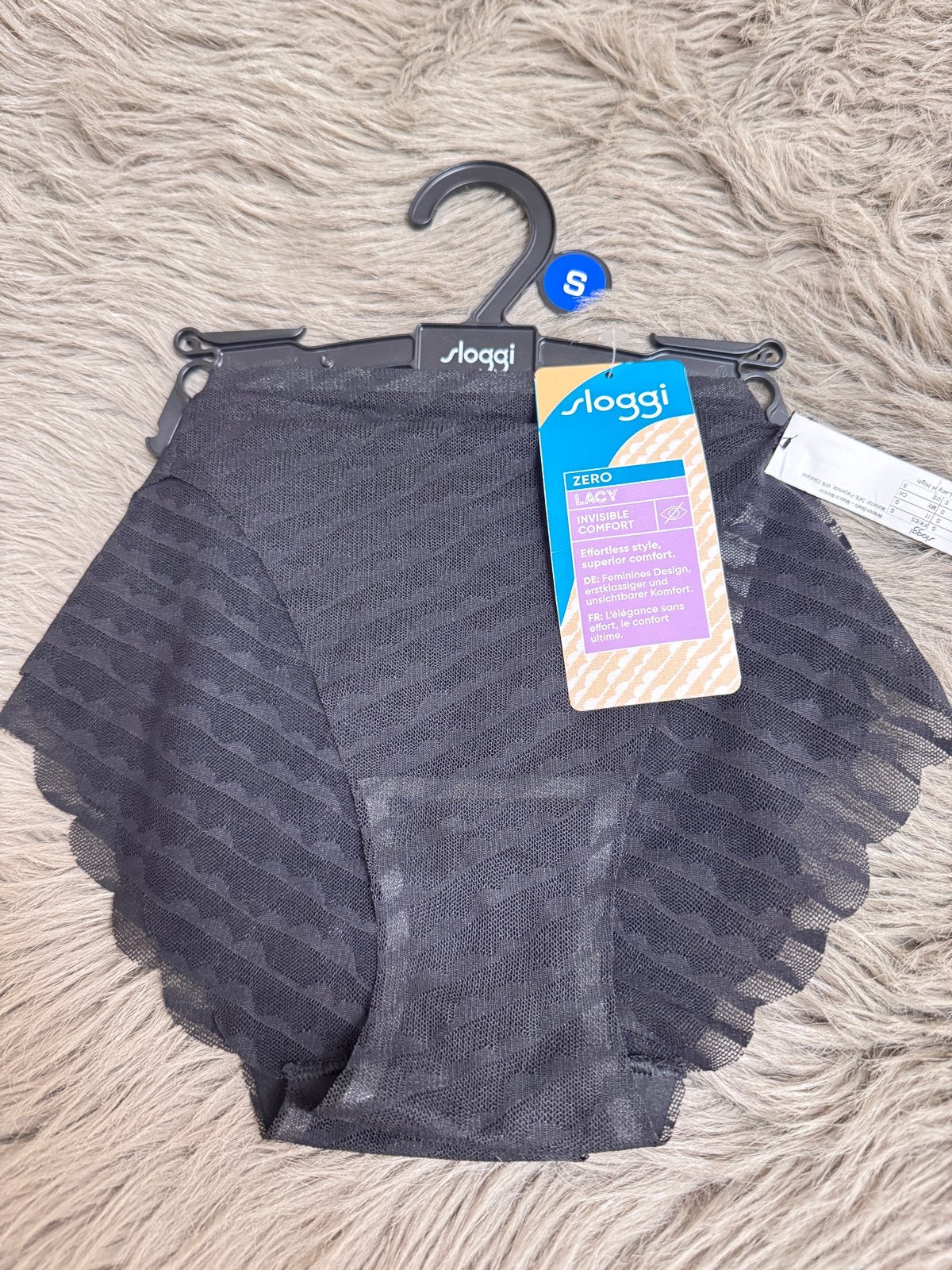 Sloggi ZERO Lacy H High Leg 2P - Zwart, Ophalen of Verzenden, Zwart, Slip