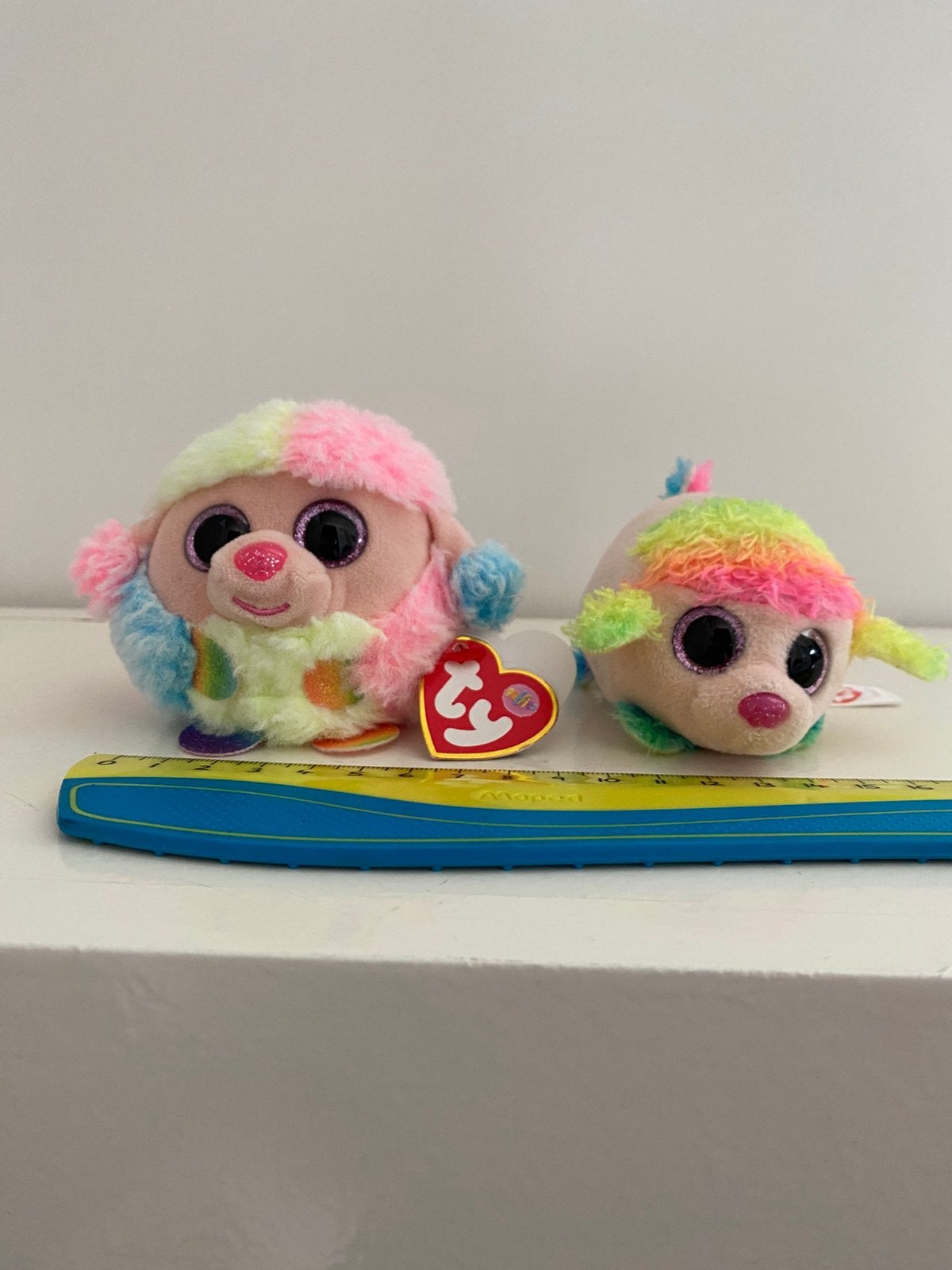 2x Ty knuffels NIEUW - Rainbow en Floral, Ophalen of Verzenden, Nieuw, Ty