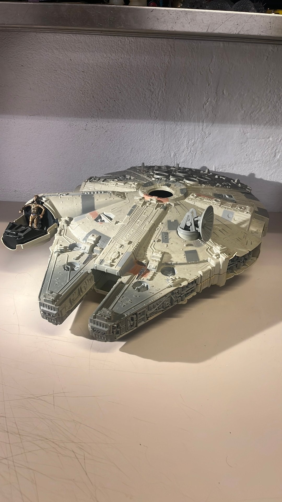Star wars Millennium Falcon voertuig actie speelgoed vintage, Verzamelen, Star Wars, Ophalen of Verzenden, Zo goed als nieuw, Actiefiguurtje