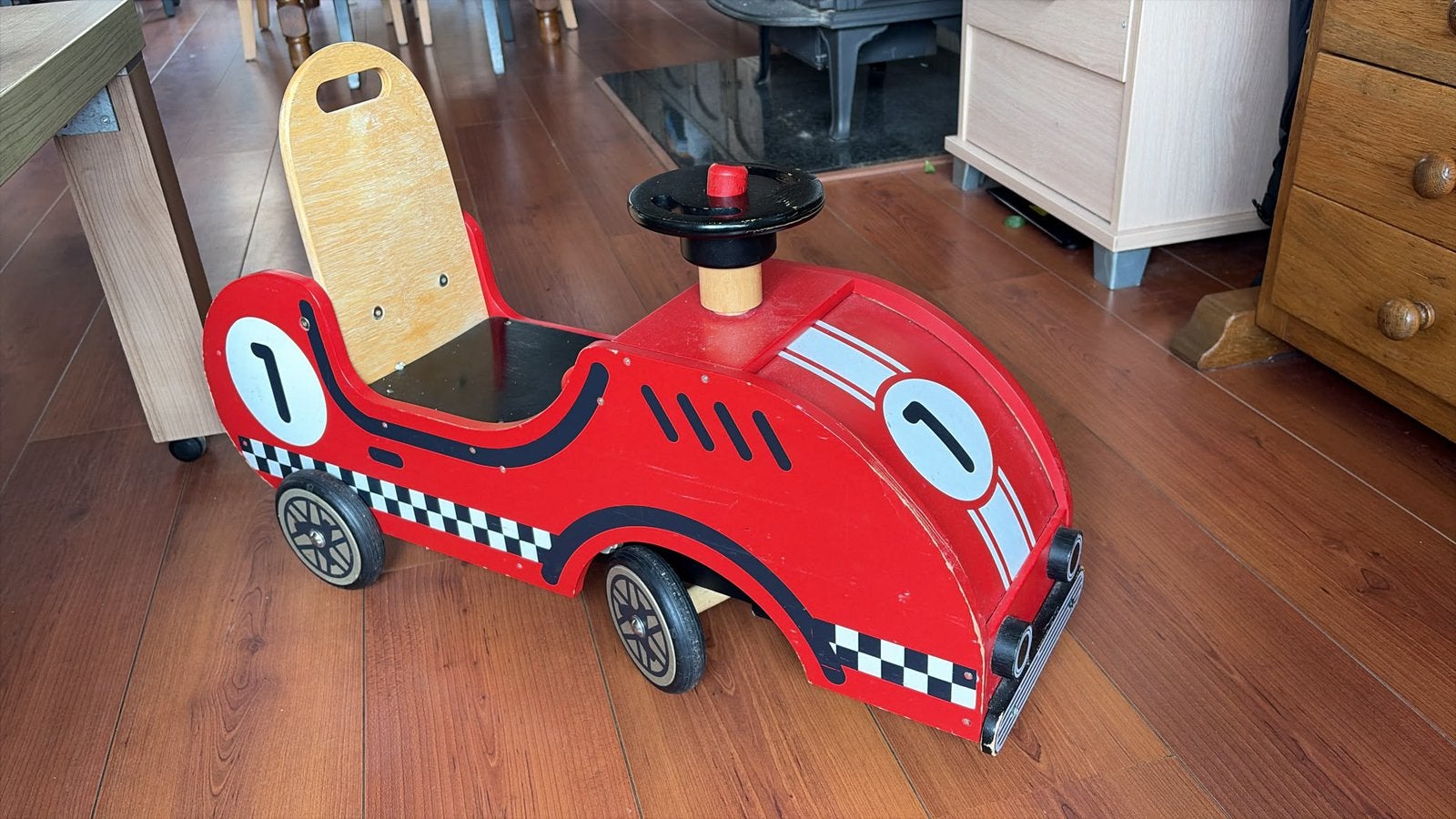 Houten loop auto, Ophalen, Gebruikt, Overige merken
