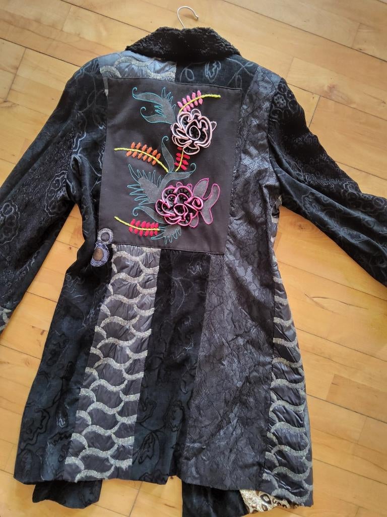 Amy Vermont jas, Ophalen of Verzenden, Zo goed als nieuw, Maat 46/48 (XL) of groter, Zwart