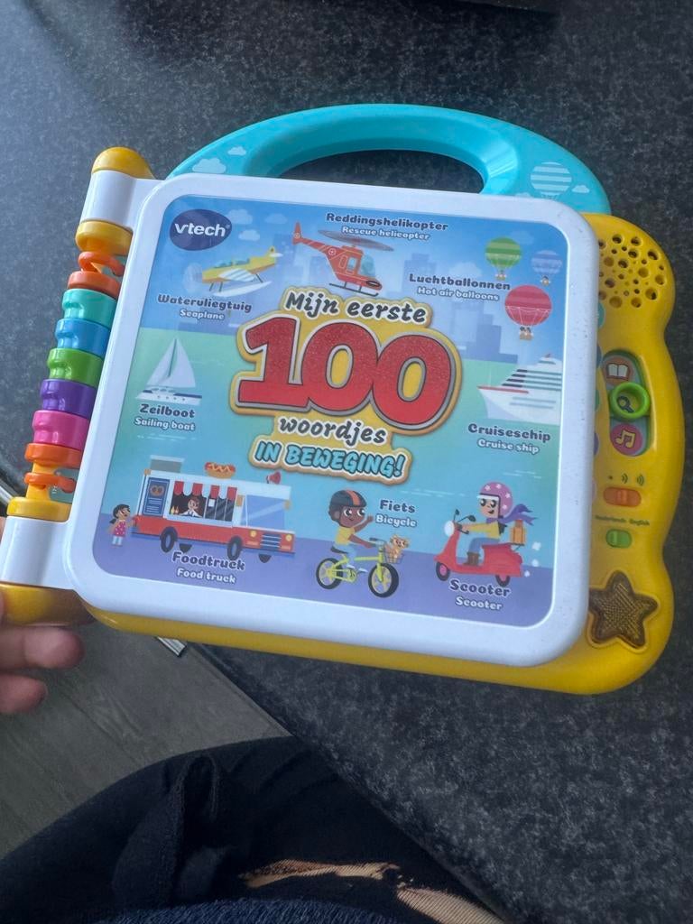 VTech Mijn Eerste 100 Woordjes: In Beweging - Leerboek, Kinderen en Baby's, Speelgoed | Vtech, Ophalen, Gebruikt