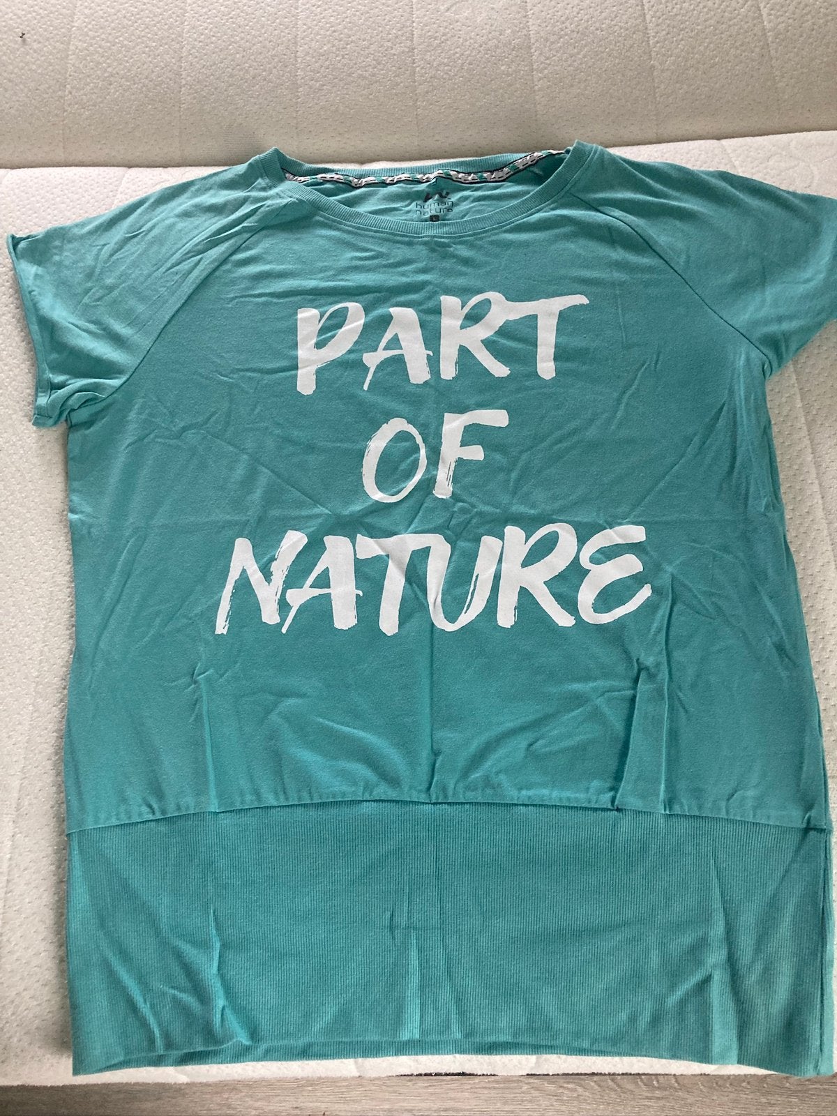 Human Nature dames shirts L, Maat 38/40 (M), Blauw, Ophalen of Verzenden, Zo goed als nieuw