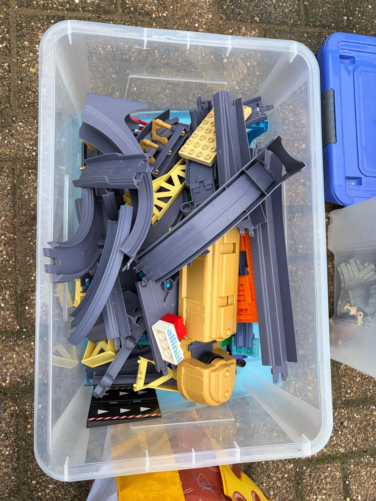 Grote partij Hot Wheels racebaan onderdelen, Ophalen, Gebruikt, Onderdelen, Zelf te bouwen
