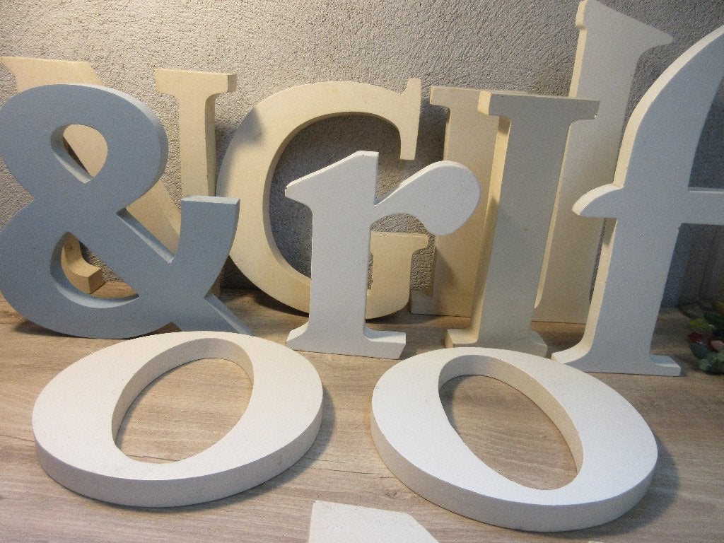 Diverse letters woondecoratie, Ophalen of Verzenden, Gebruikt