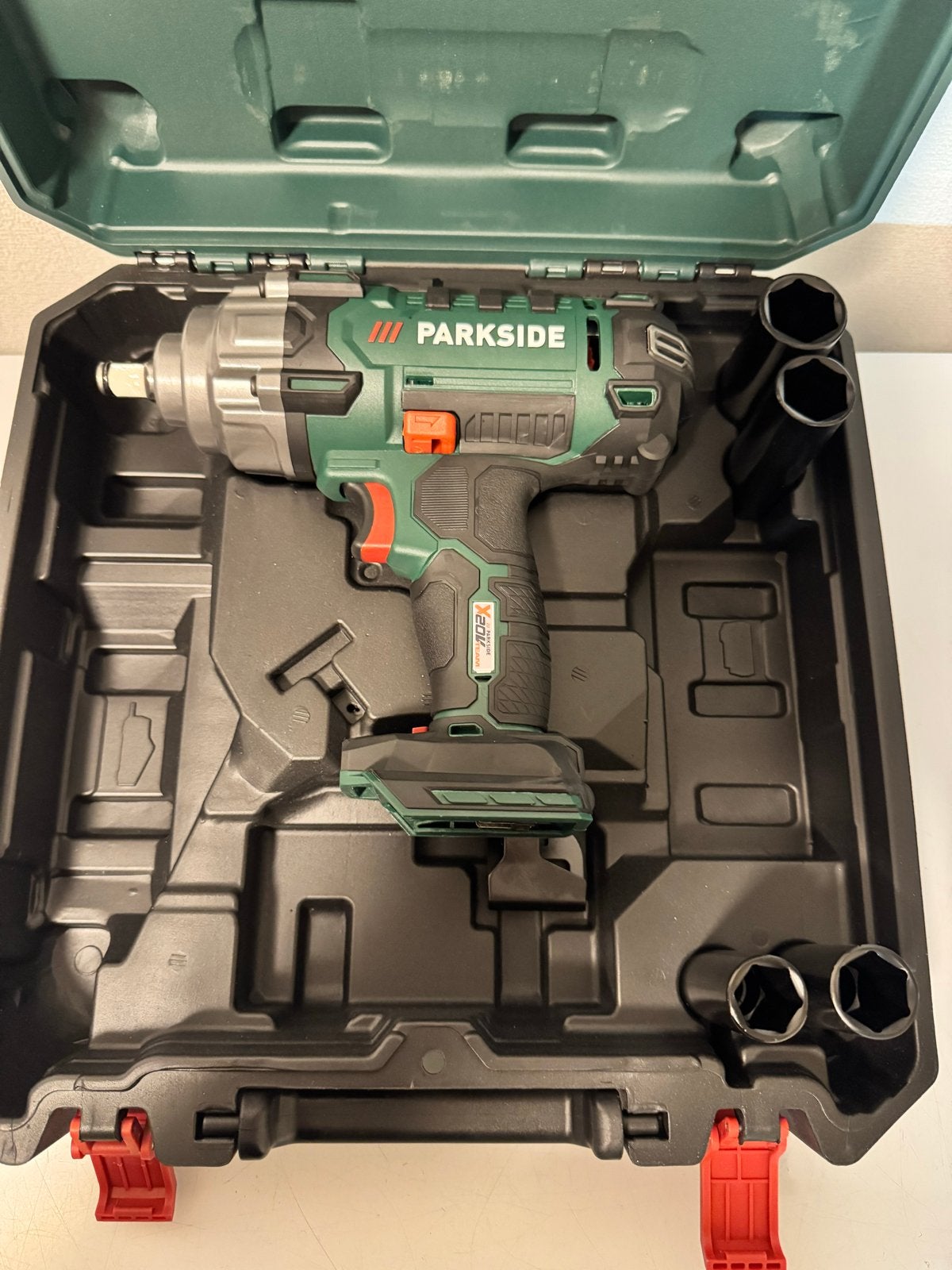 Parkside Slagmoersleutel 20V - met Accu en Lader, Ophalen of Verzenden, Nieuw, Overige typen