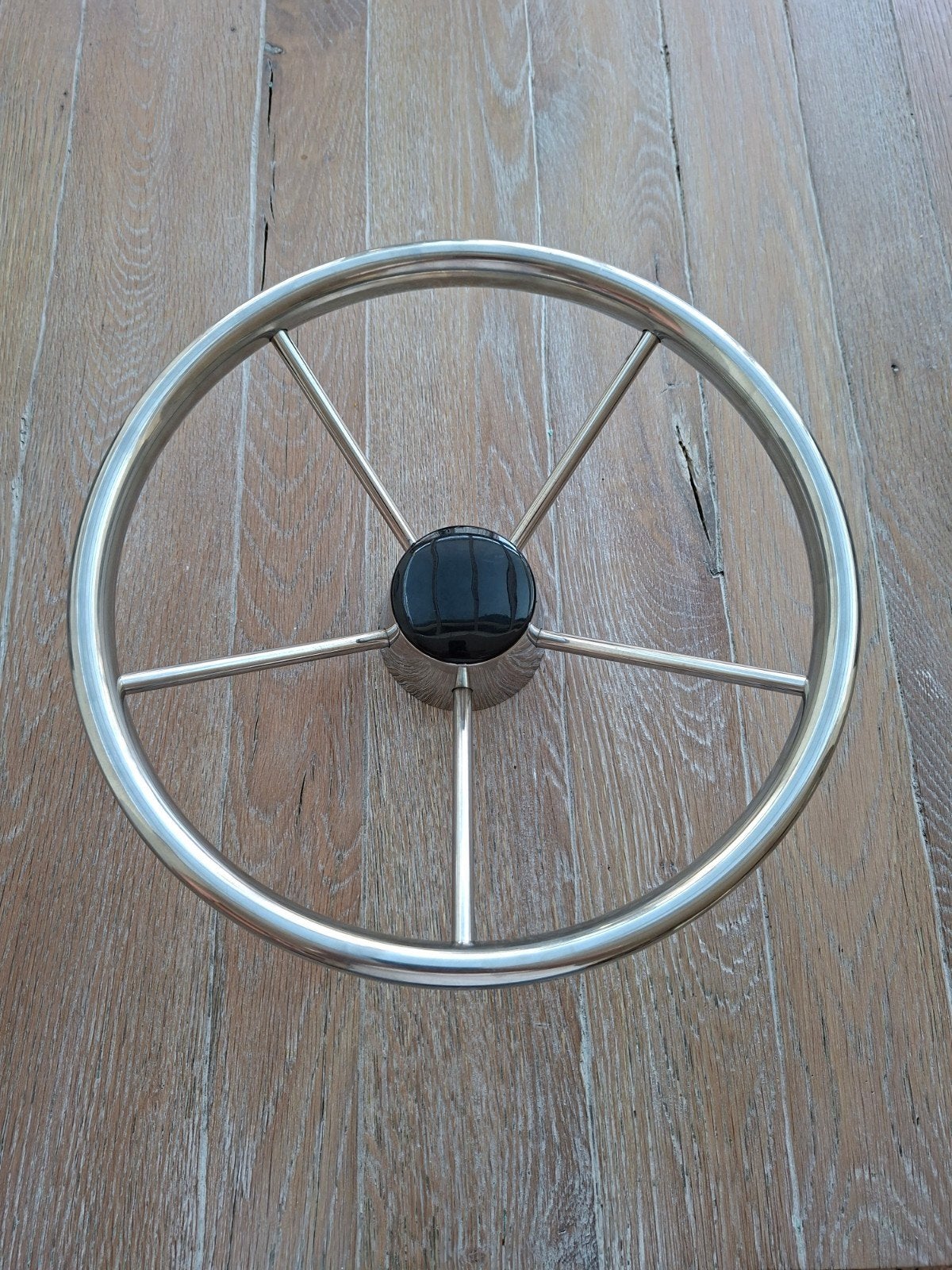 Allpa RVS Bootstuurwiel 35 cm, Watersport en Boten, Ophalen, Zo goed als nieuw, Overige typen, Motorboot