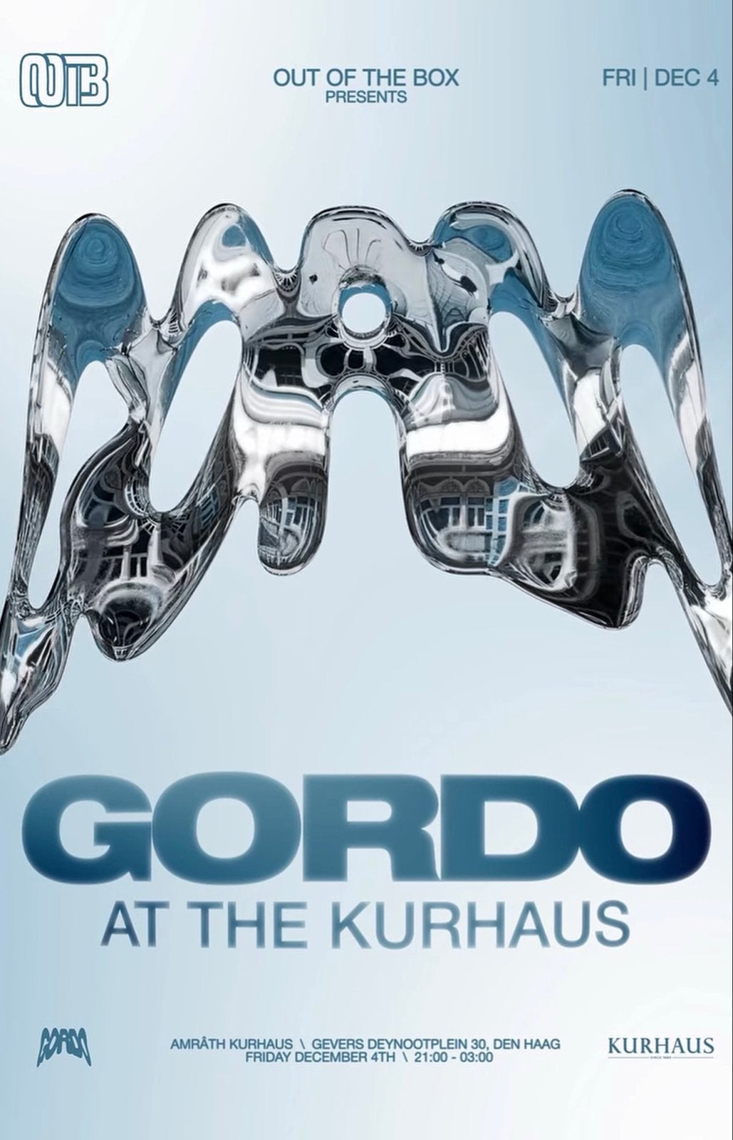 GORDO – KURHAUS | 04-12-2026 | TICKETS BESCHIKBAAR, Drie personen of meer, December