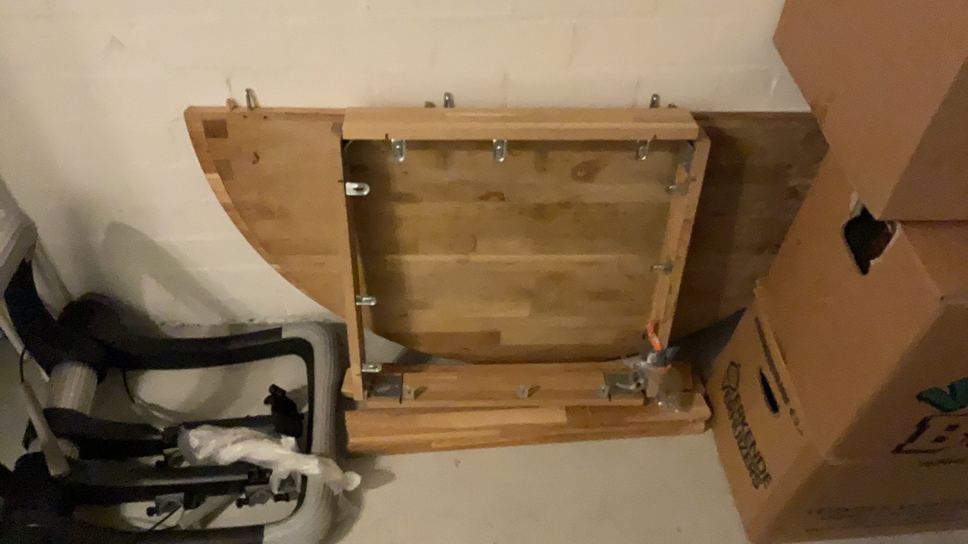 Eettafeltje voor student, Huis en Inrichting, Tafels | Eettafels, Ophalen, Gebruikt, 100 tot 150 cm, Modern